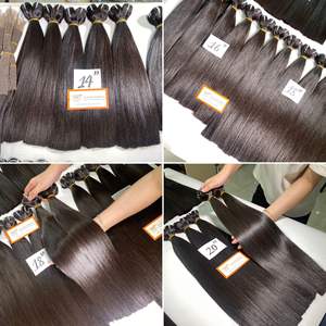 2024 gran oferta de alta calidad 100% cabello humano Remy tejido hueso recto crudo cutícula alineada 12A paquetes 100% Original sin procesar - Product Image 5