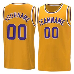 Maillots de basket-ball en polyester et élasthanne, nom de l'équipe, qualité supérieure, service OEM ODM, maillots de sport personnalisés pour l'extérieur - Product Image 5