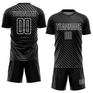 เสื้อฟุตบอลสั่งทำพิเศษ ปี 2026 พิมพ์ลายด้วยความร้อน ชุดทีมแบบสั้น โพลีเอสเตอร์ 100% น้ำหนักเบา แห้งเร็ว - Product Image 1