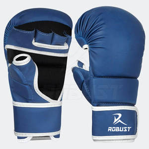 Gants de MMA en cuir pour l'entraînement et la pratique des arts martiaux, avec paume antidérapante, coutures robustes et durabilité accrue - Product Image 6