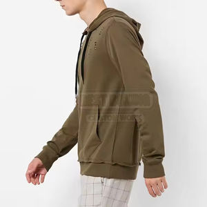 Producto en Línea, Artículo Nuevo, Sudadera con Capucha de Algodón Mezclado, Estilo Clásico, Cómoda de Usar, Sudadera con Capucha Desgastada - Product Image 2