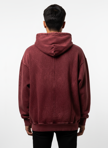 Sudadera con Capucha Personalizada con Lavado Ácido, Estilo Vintage, 500GSM, Talla Grande, Felpa, Ropa Urbana para Hombre, Muestra OEM Disponible - Product Image 2