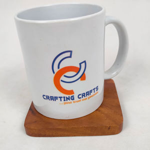 Sous-verres carrés en résine et bois de haute qualité, avec finition très brillante, en provenance d'Inde - Product Image 1