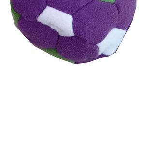 <b>Hacky</b> <b>sack</b> NeXT Tech INDUSTRIES Purple White Green Soccer Ball Lightweight Sport Toy 2.5 Inches - Product Image 4