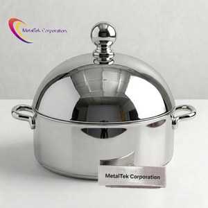 Luxury Stainless Steel Casserole Hotpot Insulated Food <b>Warmer</b> Chafing Dish Server Cookware Set Double Wall Hot Pot Dinnerware - Product Image 1