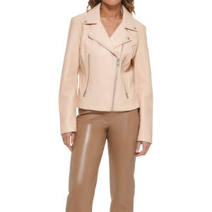Ropa de Moda Urbana para Mujer, Chaqueta de Cuero, Chaquetas de Tallas Grandes, Chaqueta Corta de Cuero para Mujer - Product Image 4