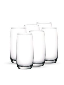 Juego de 6 vasos de whisky Ivory Hi Ball de 370 ml, transparentes, a prueba de fugas, aptos para refrigerador, resistentes a arañazos, modernos, para cumpleaños y hogar. - Product Image 6