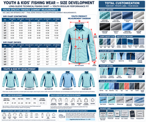 เสื้อเชิ้ตแขนยาวสำหรับเด็กและเยาวชน-Deep Lagoon-หกสี-ผ้าโพลีเอสเตอร์/คอตตอน-UPF 50-สีและโลโก้ปรับแต่งได้ - Product Image 6