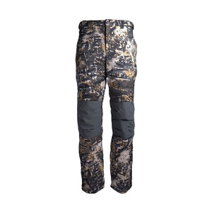 Vêtements de chasse en gros pour femmes et hommes : Pantalons cargo de chasse en laine imperméables, camouflage Upland orange fluo - Product Image 1