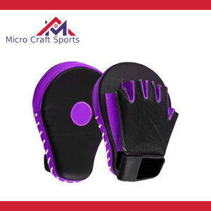 Professional Equip of <b>Boxing</b> Mitt Focus Pad Leather Focus Pad Custom <b>Boxing</b> Training Martial Arts Focus Mitts Quality Pakistan - Product Image 5