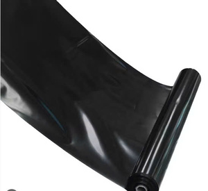 แผ่นพลาสติก LDPE สีดำและสีขาวแบบม้วน ฟิล์มกั้นพร้อมพิมพ์ออฟเซ็ตสำหรับใช้ในโรงงาน - Product Image 2