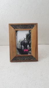 Pierre d'améthyste de la meilleure qualité avec produit en bois pour un usage de mariage, décoration de la maison, vente chaude, cadre photo, cadeau de mariage, dessus de table - Product Image 3