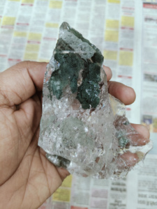 Rõ Ràng Thạch Anh Với Tourmaline Màu Đen Nguyên Liệu Thô Đá Tự Nhiên Chữ<span class=keywords><strong>a</strong></span> Bệnh Tinh Thể Đá Reiki Chakra Cân Bằng Làm Bằng Tay - Product Image 2