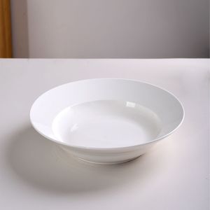Set di Stoviglie Moderne in 6 Pezzi, Bianco, 9 Pollici, Piatti per Insalata, Lavabili in Lavastoviglie e Utilizzabili in Microonde, Resistenti ai Graffi, Piatti SMO - Product Image 3