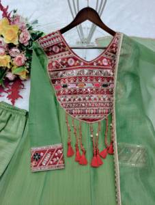 Vestido de Fiesta Shreeji Fashion Gown Salwar Kameez, Traje Pakistaní Indio para Bodas, Estilo Bollywood, Seda, Nuevo - Product Image 5
