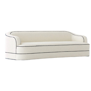 โซฟาเข้ามุมสามที่นั่งแบบปรับเปลี่ยนได้ ดีไซน์ทันสมัย หุ้มผ้าอย่างมีสไตล์ นั่งสบาย ทนทาน ขาไม้เนื้อแข็ง - Product Image 4