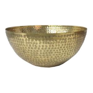 Bol mélangeur en acier inoxydable martelé, forme ronde, bols en laiton pour servir, décoration de mariage, bols de style vintage, décoration de table - Product Image 1
