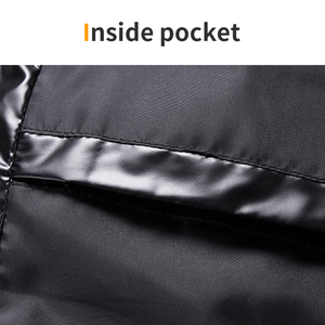 Vestes matelassées brillantes d'hiver avec logo personnalisé, manteaux à bulles brillants pour hommes - Product Image 6