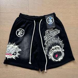 Pantalones Cortos Casuales de Algodón para Hombre, Estilo Retro, Marca de Moda, con Estampado Gráfico de Cinco Centavos, NFC SCAN, de Alta Calidad - Product Image 2