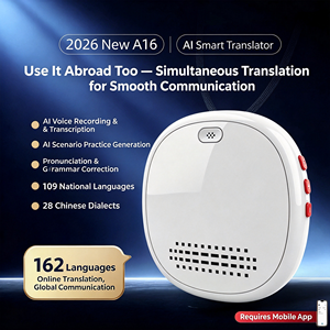Dispositivo Traductor de Idiomas con IA, Traductor de Voz Bidireccional Portátil en Tiempo Real con Traducción de Fotos y Sin Conexión para 162 Idiomas - Product Image 1