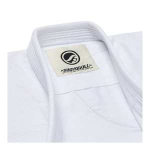 Ensemble Kimono de Jiu-Jitsu Officiel Gracie Barra Bleu Marine Storm, Modèles Single, Double et Pearl Wave, Tenue de Compétition Complète GI Bleue - Product Image 5