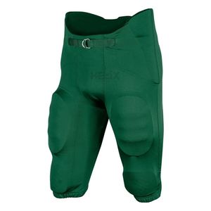 Pantalones de Entrenamiento de Fútbol Americano Verde Oscuro de Alta Elasticidad, con Logotipo Personalizado, Equipo de Equipo con Acolchado Integrado, OEM ODM - Product Image 1