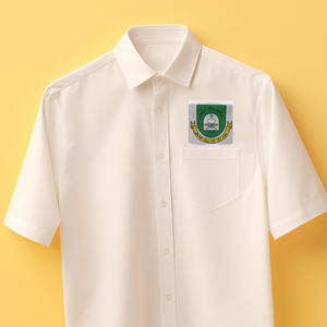 Etiquetas de Tafetán Tejido Brillante de Poliéster Personalizables y Lavables - Product Image 1