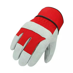 High Quality Cowhide Split Leather Anti-Slip Elastic Cuff Safety Driving Gloves Soft Comfortable Hand Protection for Drivers - Product Image 4