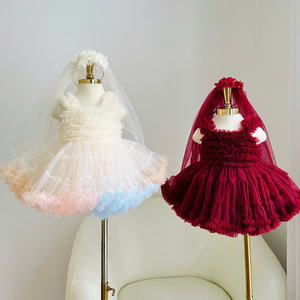 Robe de princesse moelleuse de luxe personnalisée Nhung Nguyen pour 15 filles, fabricant OEM/ODM, vêtements pour filles, robe tutu - Product Image 6