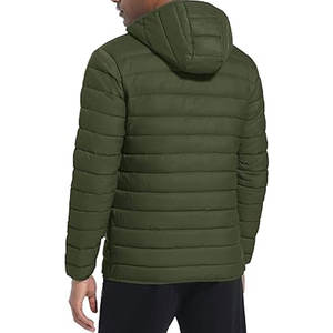 Veste matelassée à capuche pour homme, directement de l'usine, tissu léger et chaud, manteau d'hiver isolé, parfait pour les activités de plein air - Product Image 2