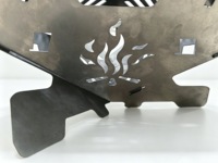 Grille de barbecue portable pliable en charbon de bois pour camping, fournisseur d'usine en gros