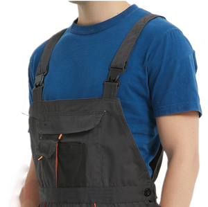 <b>Working</b> Coverall Overall Custom Made Design Cotton <b>Jeans</b> Polyester Bibs Braces Safety Unisex Comfortable Durable Multi-Pocket - Product Image 2