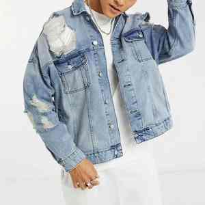 Veste en jean pour homme, coupe slim et élégante |   Vêtements en denim de mode urbaine moderne - Product Image 2