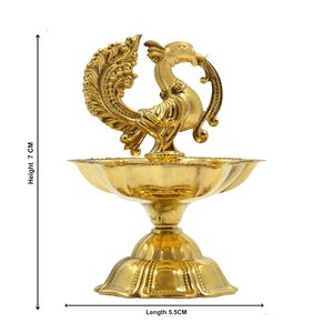 Traditional Resin <b>Duck</b> Diya Oil Lamp Hanging Set Single-piece Round Tabletop Vase for Diwali Home Decor - Product Image 3