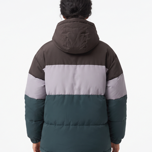 Veste matelassée en toile à capuche pour femme, imperméable, hiver, entièrement zippée, chaude, pour usage extérieur, vente en gros - Product Image 2