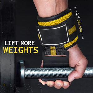Crochets de musculation robustes pour poignet, dernière conception, pour hommes et femmes, sangles de levage pour la gym et le fitness - Product Image 4