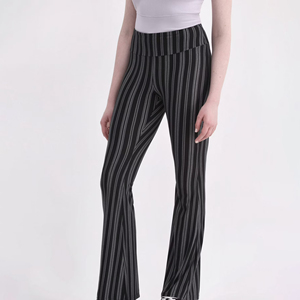 <span class=keywords><strong>Pantaloni</strong></span> da donna <span class=keywords><strong>a</strong></span> vita alta <span class=keywords><strong>a</strong></span> gamba larga <span class=keywords><strong>a</strong></span> <span class=keywords><strong>righe</strong></span> <span class=keywords><strong>bianche</strong></span> <span class=keywords><strong>e</strong></span> <span class=keywords><strong>nere</strong></span>, lunghi, casual - Product Image 4
