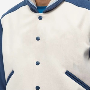 Blouson Bomber Sportif H-line Miami Cosplay Letterman Varsity avec Broderie Léopard Camouflage et Fermeture Éclair, Logo B, Hiver Formel - Product Image 4