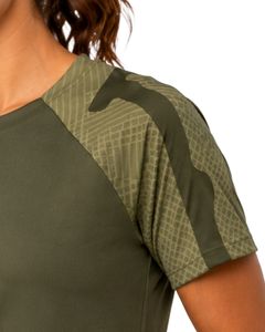 Customized Women Olive Green Camo Sports T Shirt Quick Dry Breathable Gym Running Workout Athletic Activewear Tee <b>Top</b> - Product Image 5