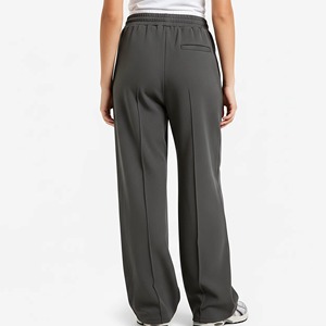 Pantalon de jogging patchwork taille mi-haute pour femme, haute qualité, personnalisé, hiver, décontracté, avec poches, athlétique, grande taille - Product Image 3
