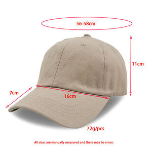 Casquettes de sport souples personnalisées avec logo brodé, vente en gros, haute qualité, en coton non structuré, unies, pour homme, pour le golf et le baseball - Product Image 2