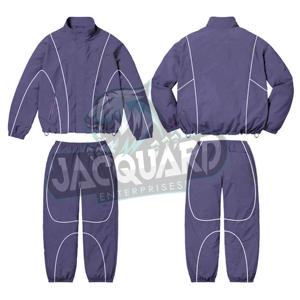 Nuevo Conjunto Corto de Verano de Nylon Cortavientos con Cremallera, Chaqueta Cortavientos y Chándal de Poliéster Estilo Urbano - Product Image 2