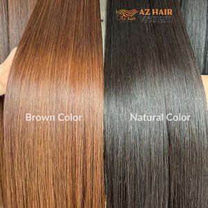 Paquete recto de cabello humano vietnamita de Color marrón chocolate natural 8-32 pulgadas y muy suave y sedoso - Product Image 2