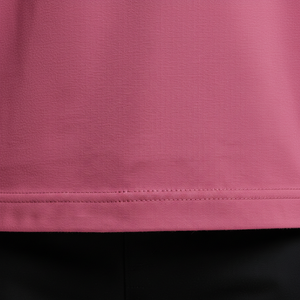 โรงงานผลิตเสื้อยืดผ้าฝ้ายสีชมพูแบบกำหนดเอง รับผลิตเสื้อยืด OEM ODM แบรนด์ส่วนตัว ผลิตจำนวนมาก 180 GSM - Product Image 6