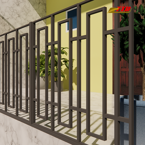 Barandilla Decorativa de Hierro Forjado para Balcón, Balaustrada de Hierro Forjado de Primera Calidad con Protección Duradera de Recubrimiento en Polvo para Villas Pro - Product Image 2