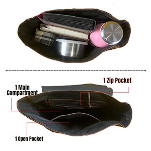 Bolso bandolera vintage de cuero genuino marrón para mujer – Bolso ligero tipo mensajero con cremallera segura - Product Image 4