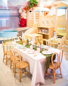 Chaises en rotin faites à la main pour enfants, idéales pour la location événementielle, mariages, anniversaires, baby showers, et la décoration de fêtes rustiques - Product Image 5