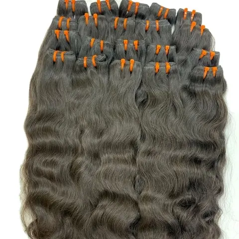 Işlenmemiş doğal hint remy işlenmemiş insan saçı atkı 100% tapınak saç İŞLENMEMİŞ SAÇ hint üretici