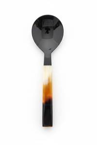Cucharas Clásicas Hechas a Mano de Cuerno de Búfalo Natural para Té, Café y Postres - Product Image 3