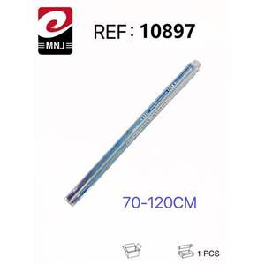 Tringle de Douche Réglable BARRA 70-120 cm en Aluminium Blanc pour Salle de Bain - Product Image 1